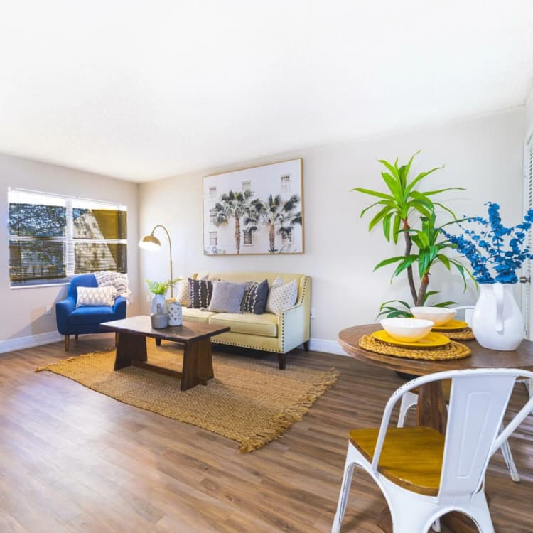 St. Petersburg apartments for rent - image - James Park Apartments - Living Area.jpeg