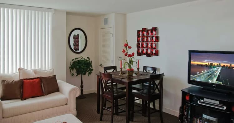 St. Petersburg apartments for rent - image - 540 Town Center - Living Room.avif