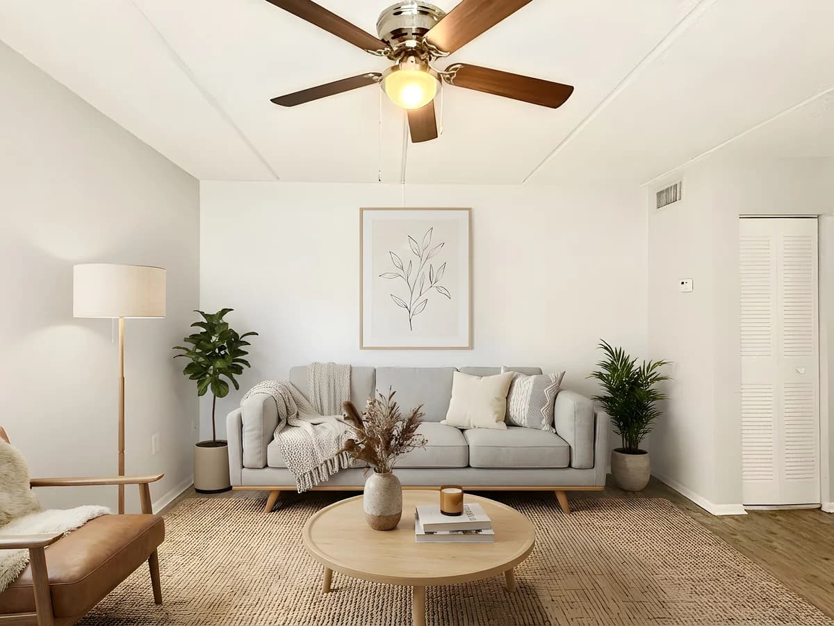 St. Petersburg apartments for rent - image - Shell Premium - Living Room (Staged)